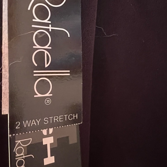 NWT Rafaella Two-Way Stretch Wine Dress Trousers -size 8 - Picture 7 of 8